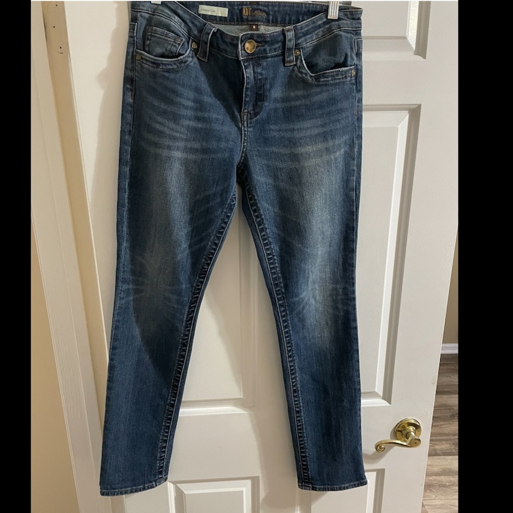 Kut from the Kloth Straight leg jeans.